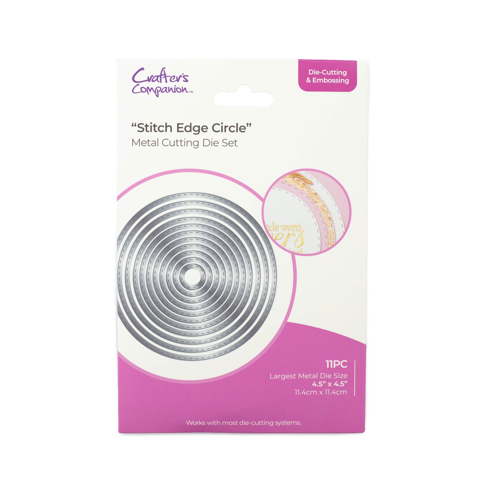 Crafters Companion - Die Cutting & Embossing - Stitch Edge Circle