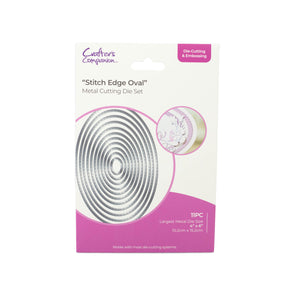 Crafters Companion - Die Cutting & Embossing - Stitch Edge Oval