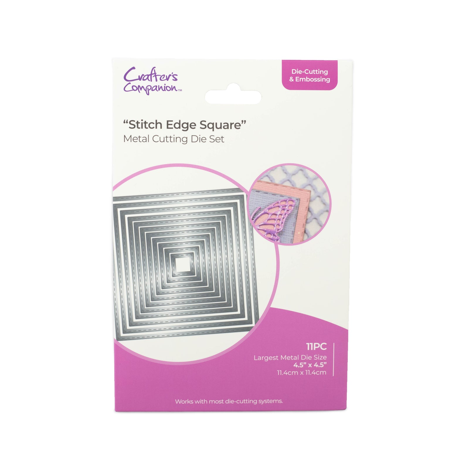 Crafters Companion - Die Cutting & Embossing - Stitch Edge Square