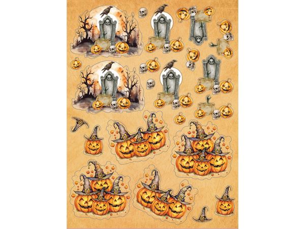 Crafters Companion - 9” x 12” 3D Topper Pad - Spooky Season