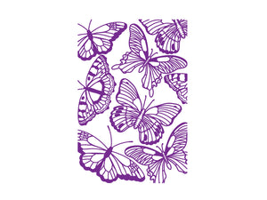 Crafter's Companion 6" x 4" Embossing Folder - Butterfly Collage