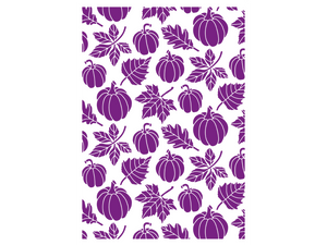 Crafter's Companion 5" x 7" Embossing Folder - Pumpkins & Leaves