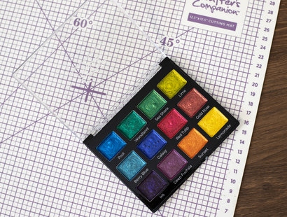 Crafter's Companion Glitter Paint Palette - 12 Colours