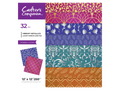 Crafter's Companion - Luxury Mirror Card Pad 12" x 12" - Vibrant Metallics