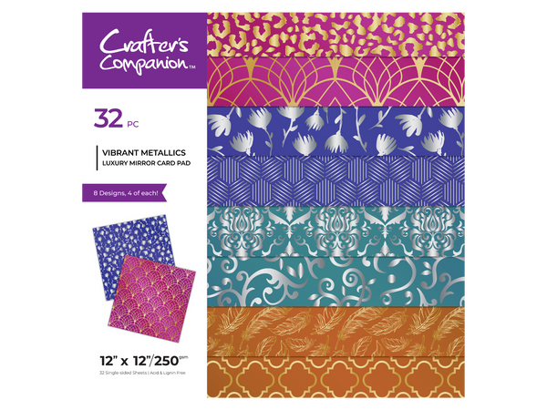 Crafter's Companion - Luxury Mirror Card Pad 12