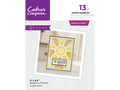 Crafter's Companion Metal Dies Create a Card - Warm Sunbeam 