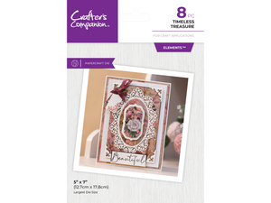 Crafters Companion Metal Die Create-a-Card - Timeless Treasure