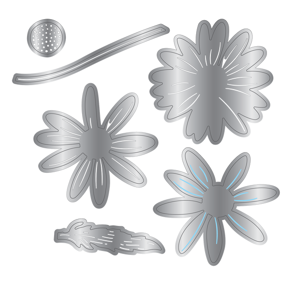 Crafters Companion - Metal Die Elements - Delightful Daisy