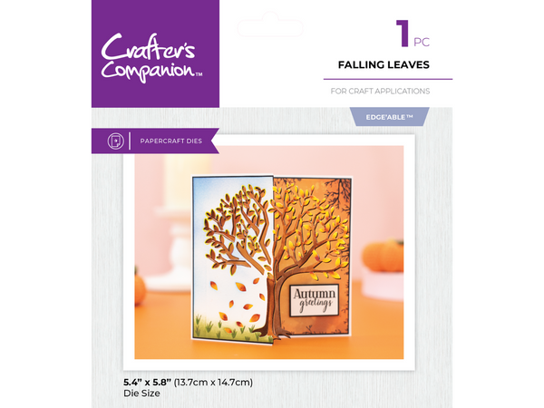 Crafter's Companion Fall Half Create-a-Card Die Collection