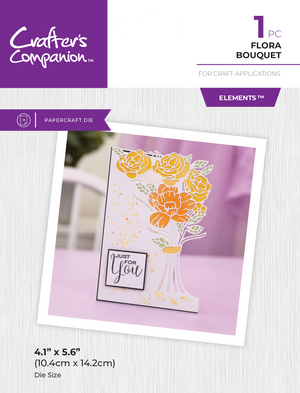 Crafter's Companion Metal Die Edgeable - Flora Bouquet