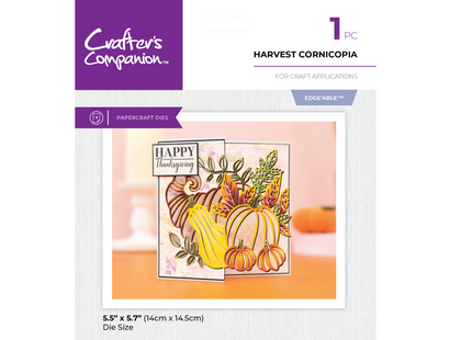 Crafter's Companion Metal Die Edgeable - Harvest Cornucopia