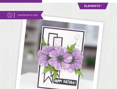 Crafters Companion - Metal Die Elements- Alluring Anemone