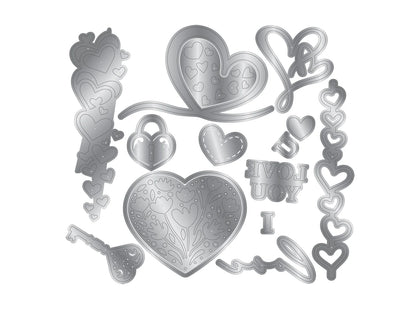 Crafters Companion Metal Die Elements - Amour