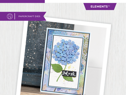 Crafters Companion - Metal Die Elements - Blooming Hydrangea