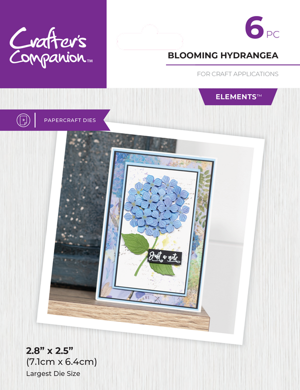 Crafters Companion - Metal Die Elements - Blooming Hydrangea