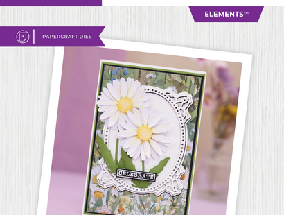 Crafters Companion - Metal Die Elements - Delightful Daisy