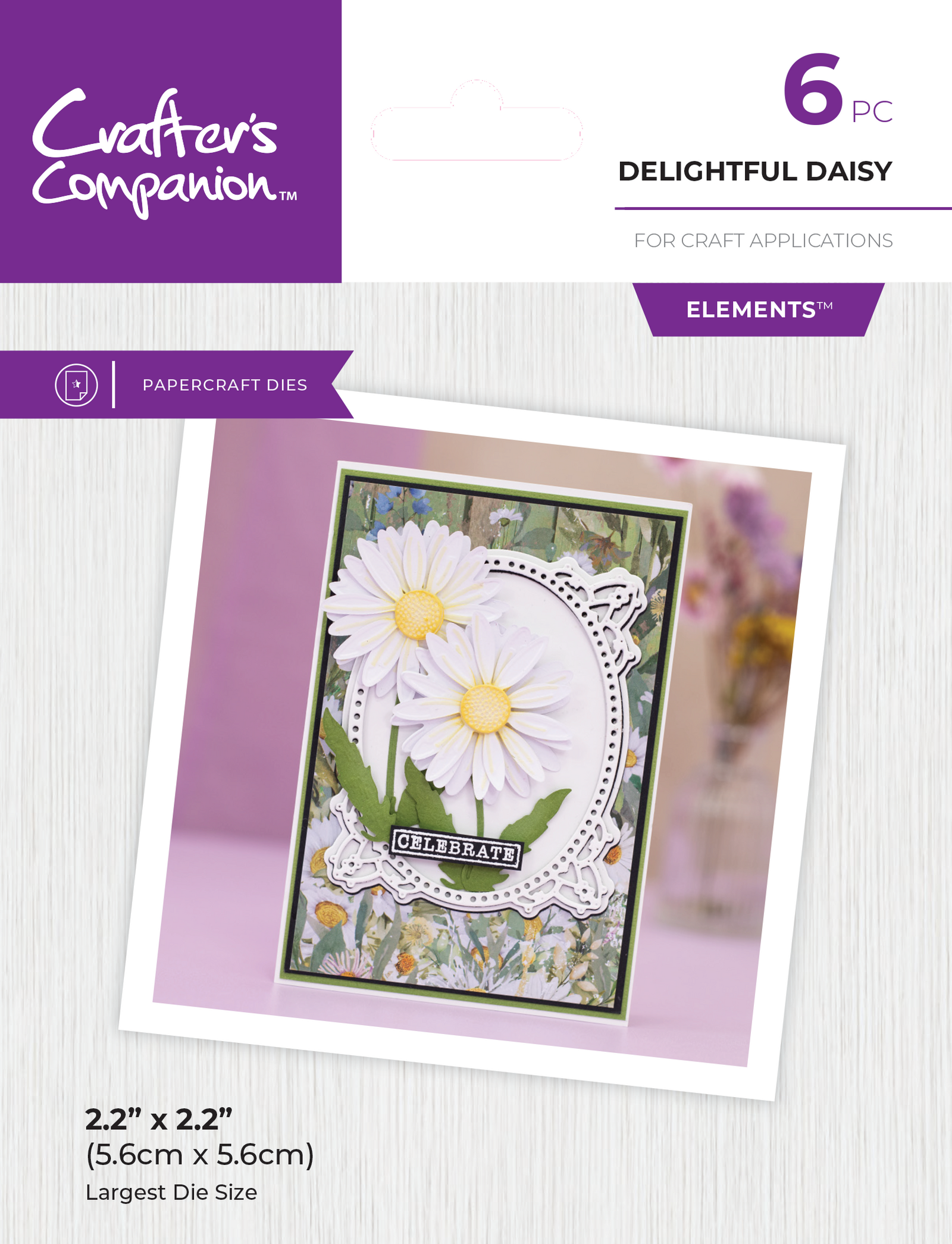 Crafters Companion - Metal Die Elements - Delightful Daisy