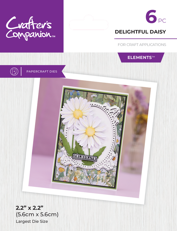 Crafters Companion - Metal Die Elements - Delightful Daisy