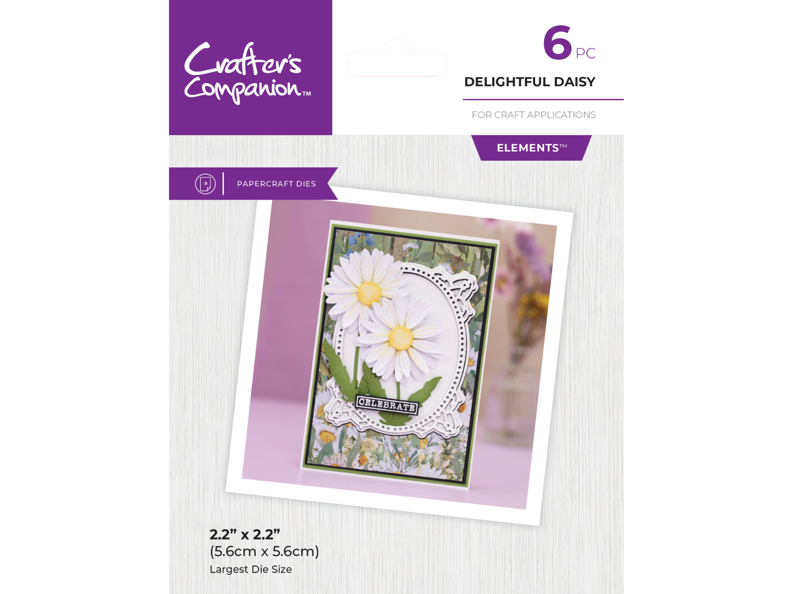 Crafters Companion - Metal Die Elements - Delightful Daisy