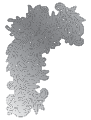 Crafter's Companion Metal Die Elements - Decorative Flourish