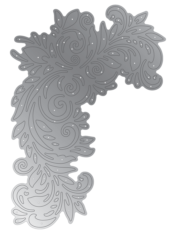 Crafter's Companion Metal Die Elements - Decorative Flourish