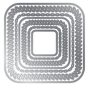 Crafter's Companion Metal Dies Elements - Decorative Nesting Squares