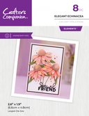 Crafters Companion - Metal Die Elements - Elegant Echinacea