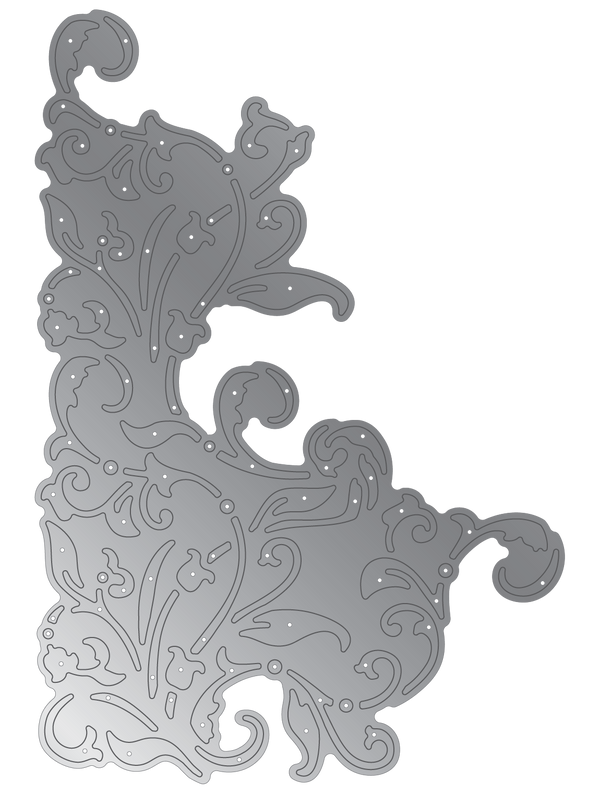 Crafter's Companion Metal Die Elements - Elegant Flourish