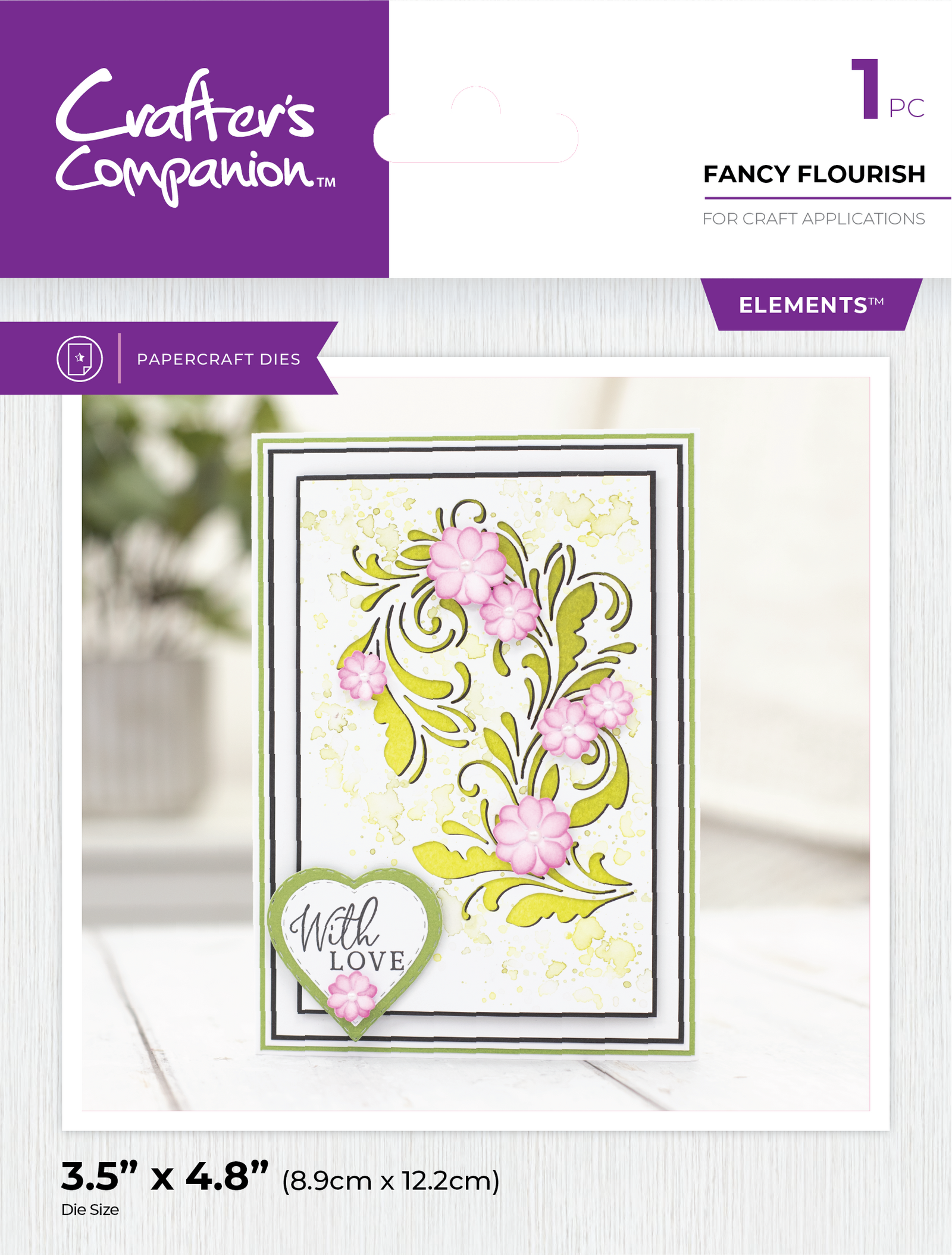 Crafter's Companion Metal Die Elements - Fancy Flourish