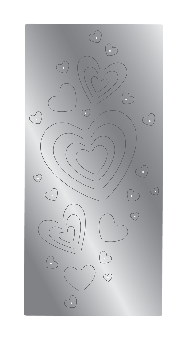 Crafters Companion Metal Dies Elements - Heart Cluster