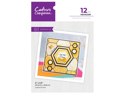 Crafters Companion Metal Die - Hexagon