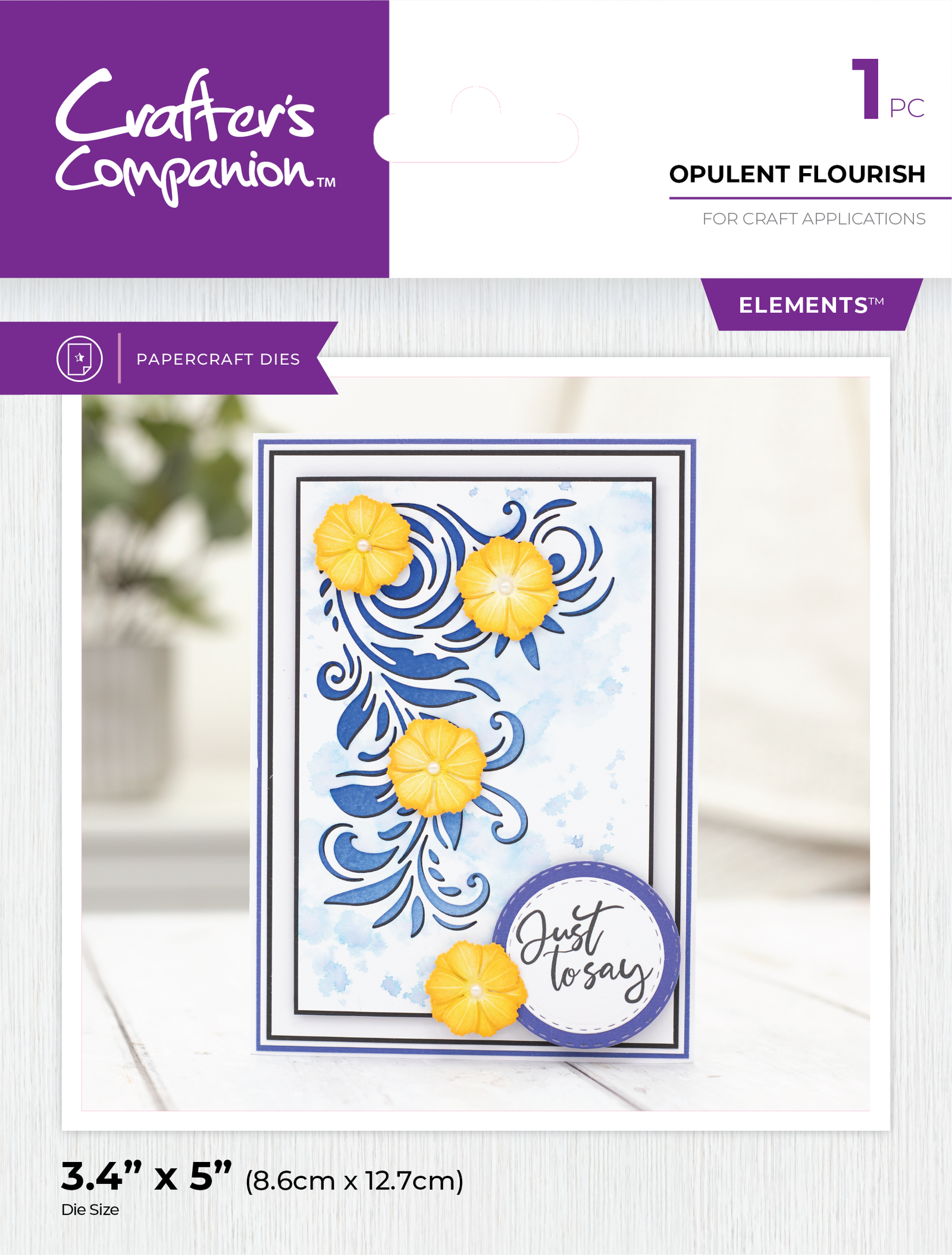 Crafter's Companion Metal Die Elements - Opulent Flourish