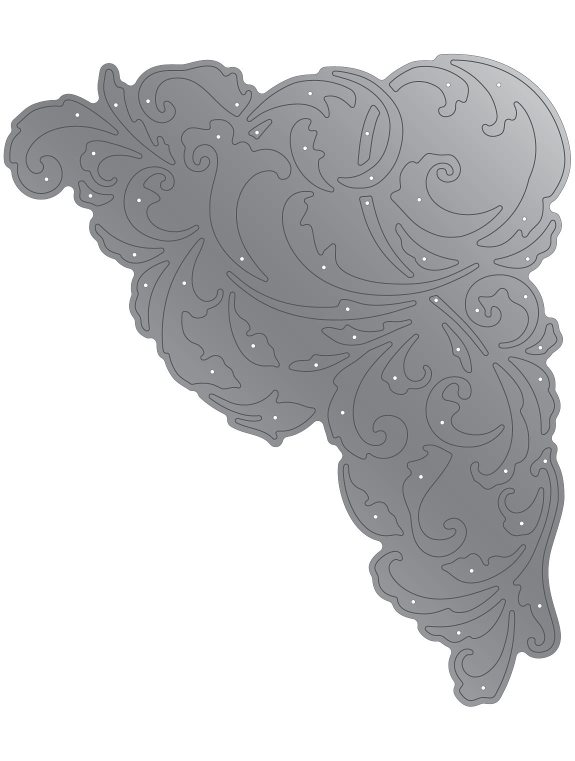 Crafter's Companion Metal Die Elements - Ornate Flourish