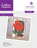 Crafters Companion - Metal Die Elements - Pretty Poppy