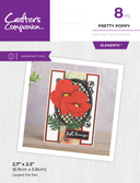 Crafters Companion - Metal Die Elements - Pretty Poppy