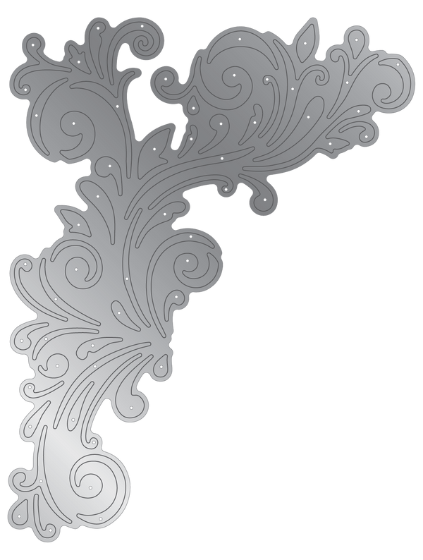 Crafter's Companion Metal Die Elements - Swirling Flourish