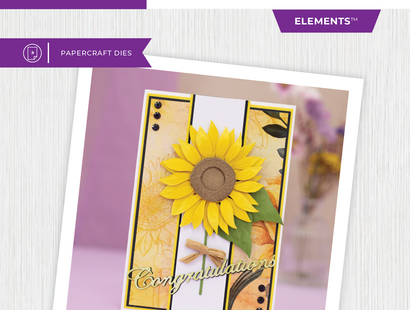 Crafters Companion - Metal Die Elements- Vibrant Sunflower