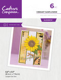 Crafters Companion - Metal Die Elements- Vibrant Sunflower