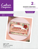 Crafter's Companion Metal Die Expression - Seasons Greetings