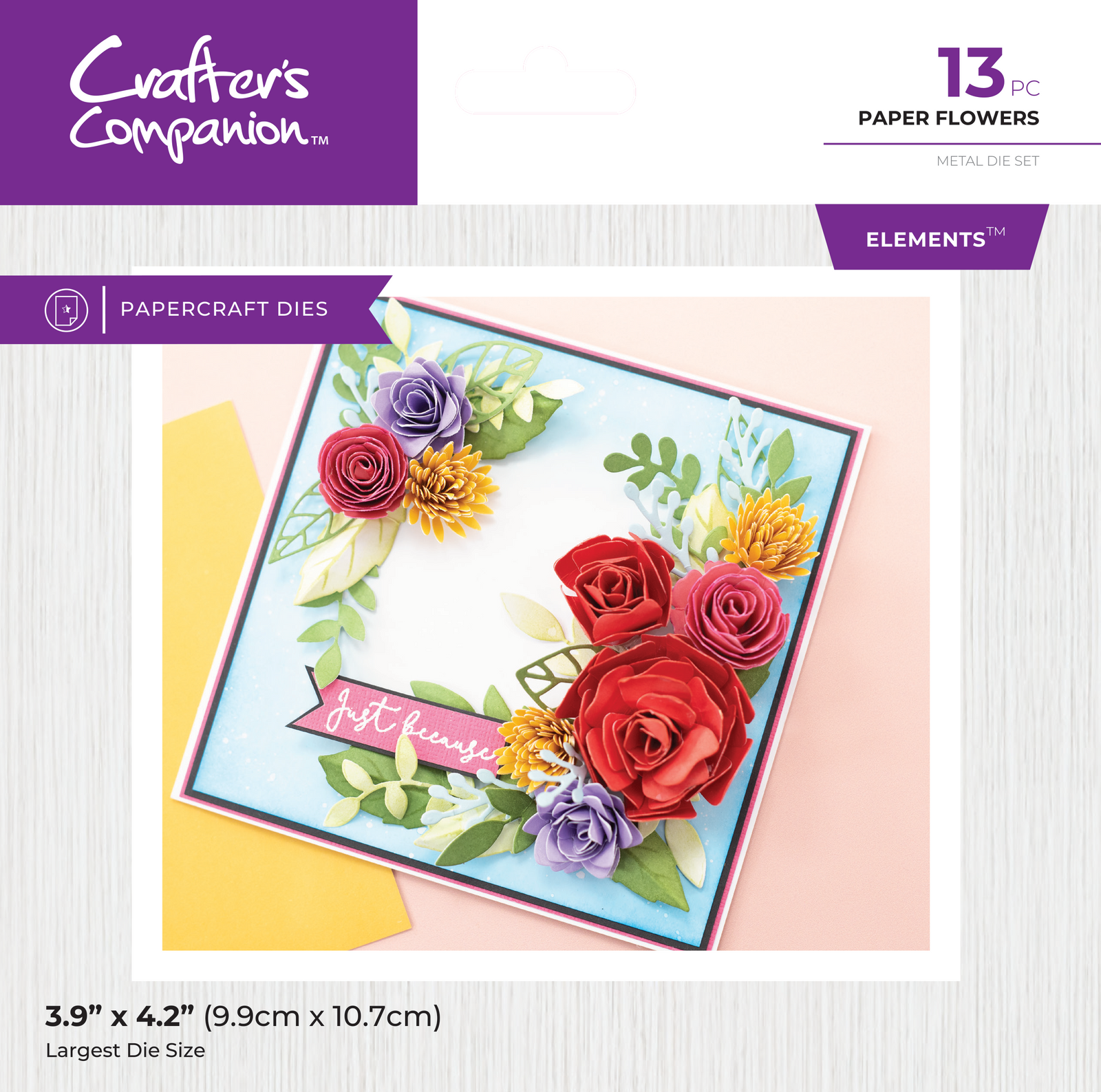 Crafters Companion Metal Dies - Paper Flowers 