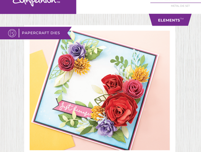 Crafter's Companion Paper Flower Collection