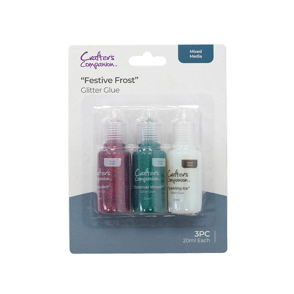 Crafter's Companion Glitter Glue Christmas Collection