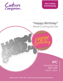 Crafters Companion - Die Cutting & Embossing - Happy Birthday