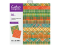 Crafter's Companion - 12" x 12" Harvest Time Plaid Paper Pad