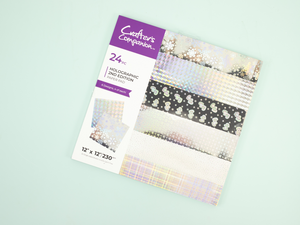 Crafter's Companion 12" x 12" Paper Pad - Holographic 2nd Edition