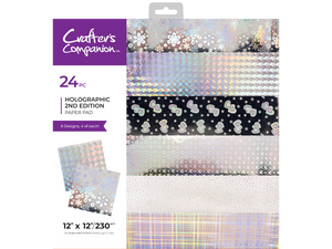 Crafter's Companion Holographic 12x12 Paper Pad SHOWSTOPPER