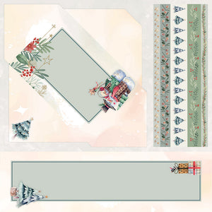 12" x 12" Winter Wishes Paper Pad - 32 Pack