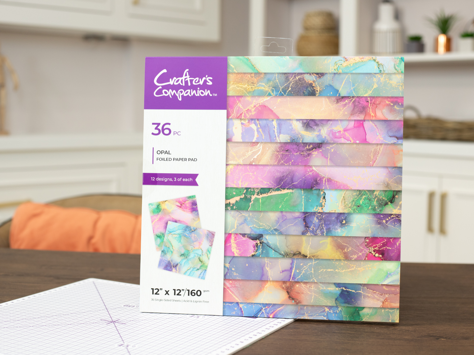 Crafter's Companion 12"x12" Paper Pad - Opal