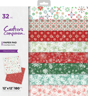 Crafter's Companion - 12 x 12 Paper Pad - Snowflake Swirls