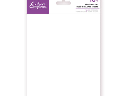 Crafter's Companion Paper Piecing Hold and Release Sheets - A5 (10PK)